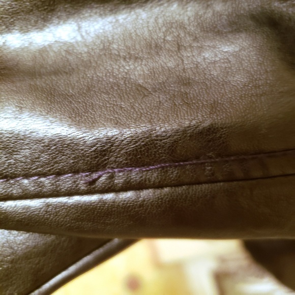 Rewind Junior's Vegan Leather with scarf jacket XS - Picture 4 of 8